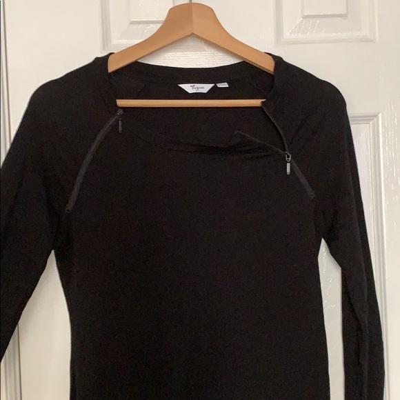 Black XS Nursing Tunic Top - Picture 5 of 6